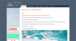 Desktop Screenshot of fribourg-natation.ch